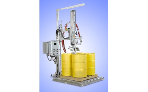 印染助劑灌裝機(jī)_1000升/IBC/噸桶搖臂式灌裝機(jī)-一站式解決方案