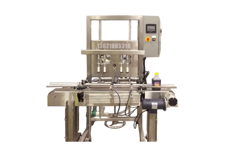 四頭半自動溢流灌裝機